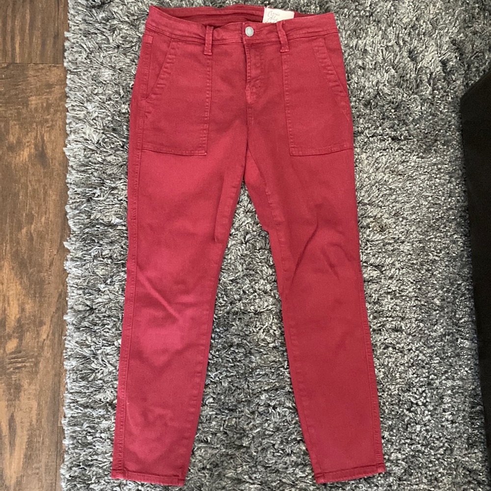 Cosmic Blue Cargo Skinny Pants
